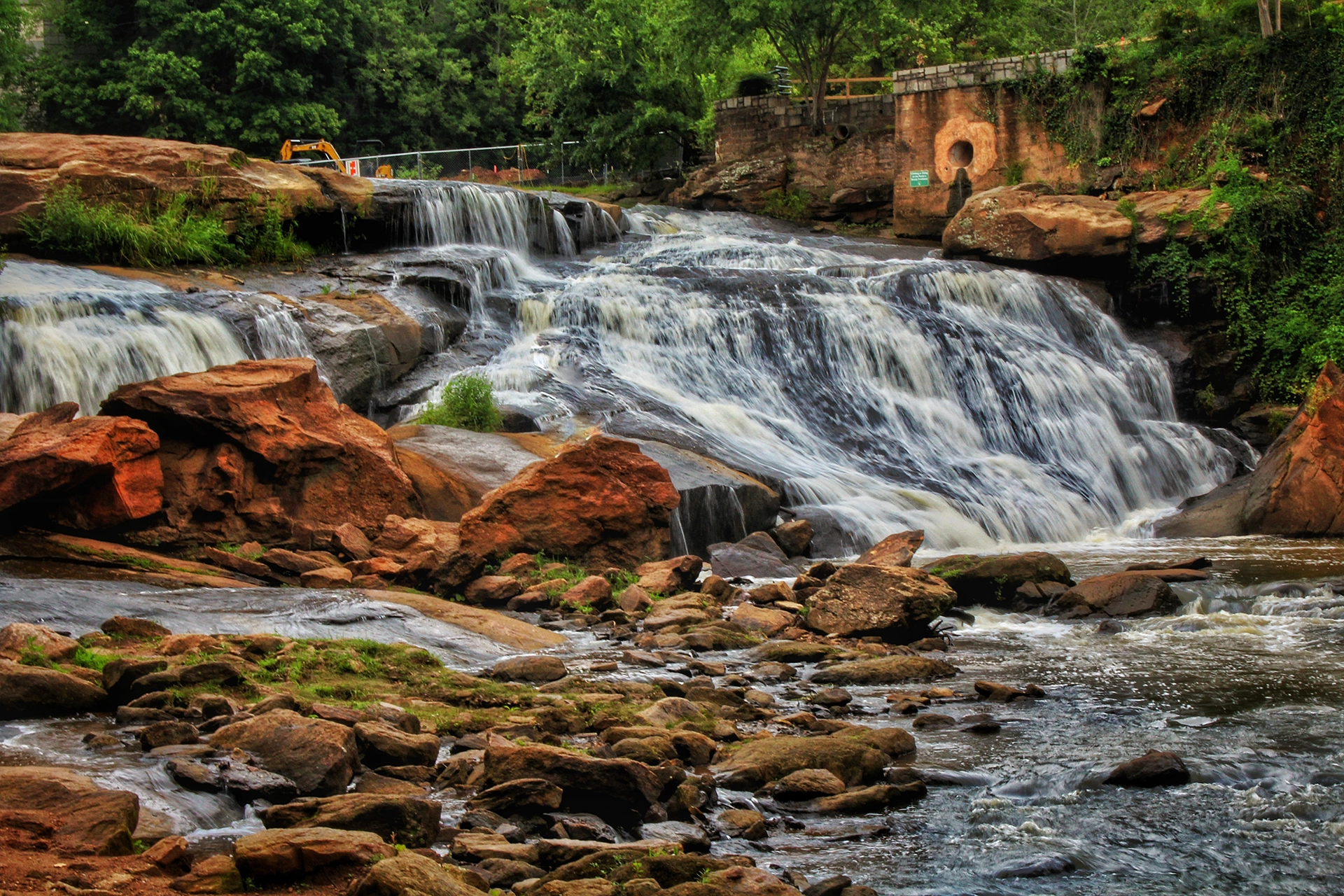 South Carolina web design agency displays image of waterfall in greenwood sc